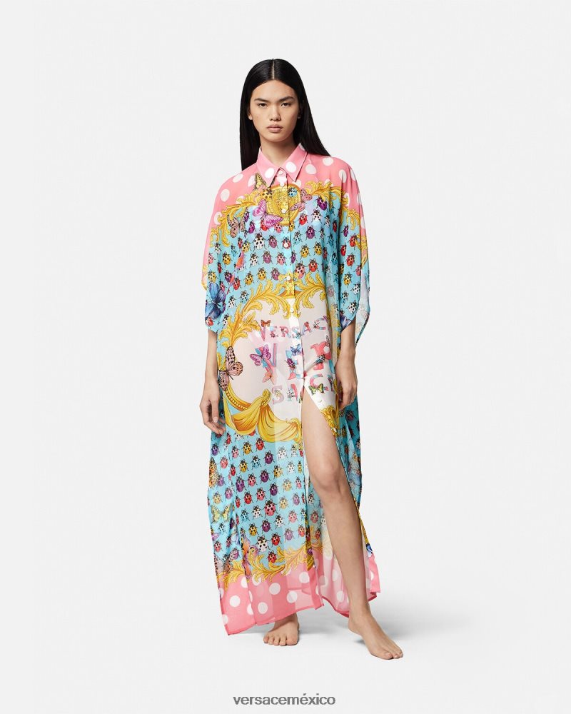 Versace camisa de mariposas imprimir ropa interior y ropa de playa mujer 84626J1193