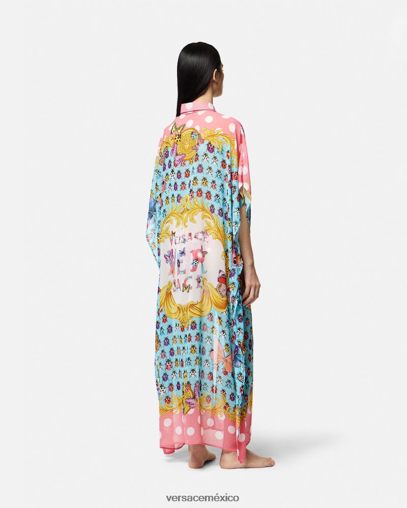 Versace camisa de mariposas imprimir ropa interior y ropa de playa mujer 84626J1193