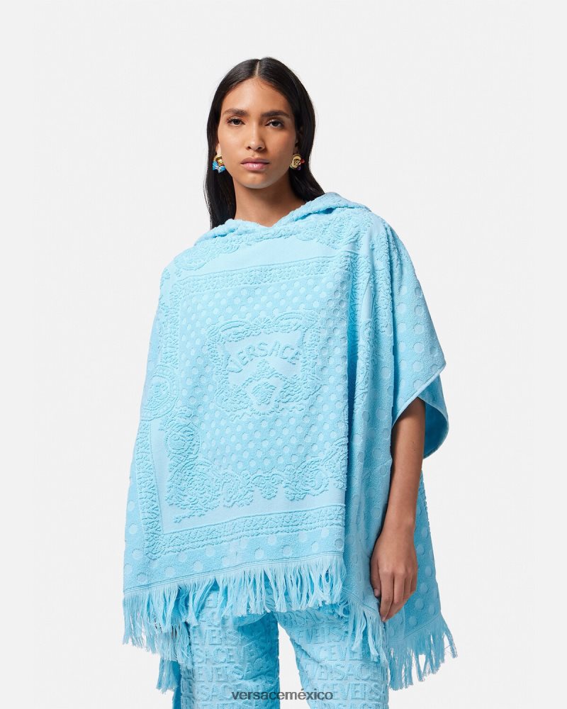 Versace pareo de toalla con mariposas patrimoniales un color ropa interior y ropa de playa mujer 84626J1192
