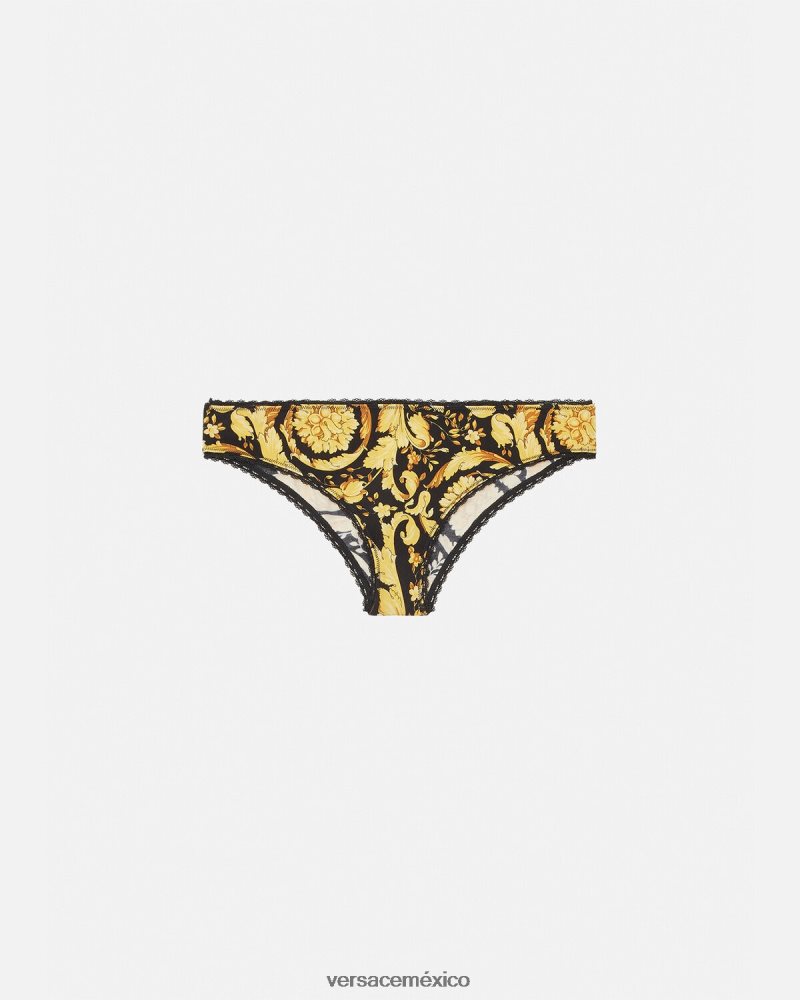Versace calzoncillos barrocos imprimir ropa interior y ropa de playa mujer 84626J1072