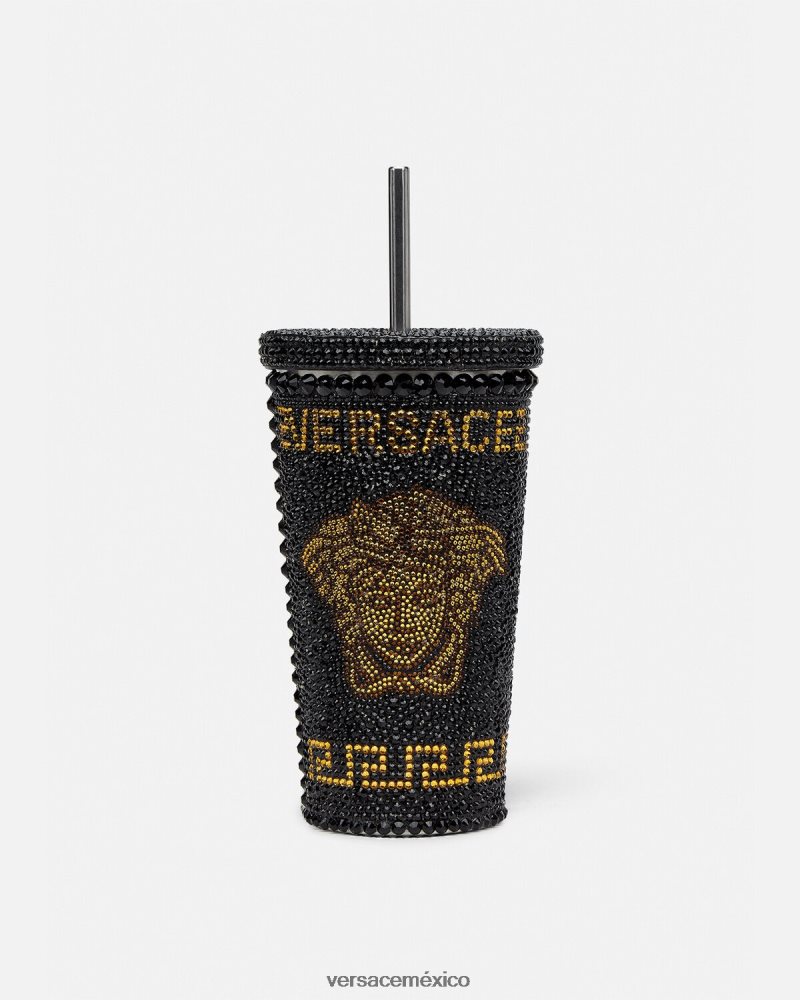 Versace taza de viaje de medusa de cristal amarillo ropa interior y ropa de playa mujer 84626J1206