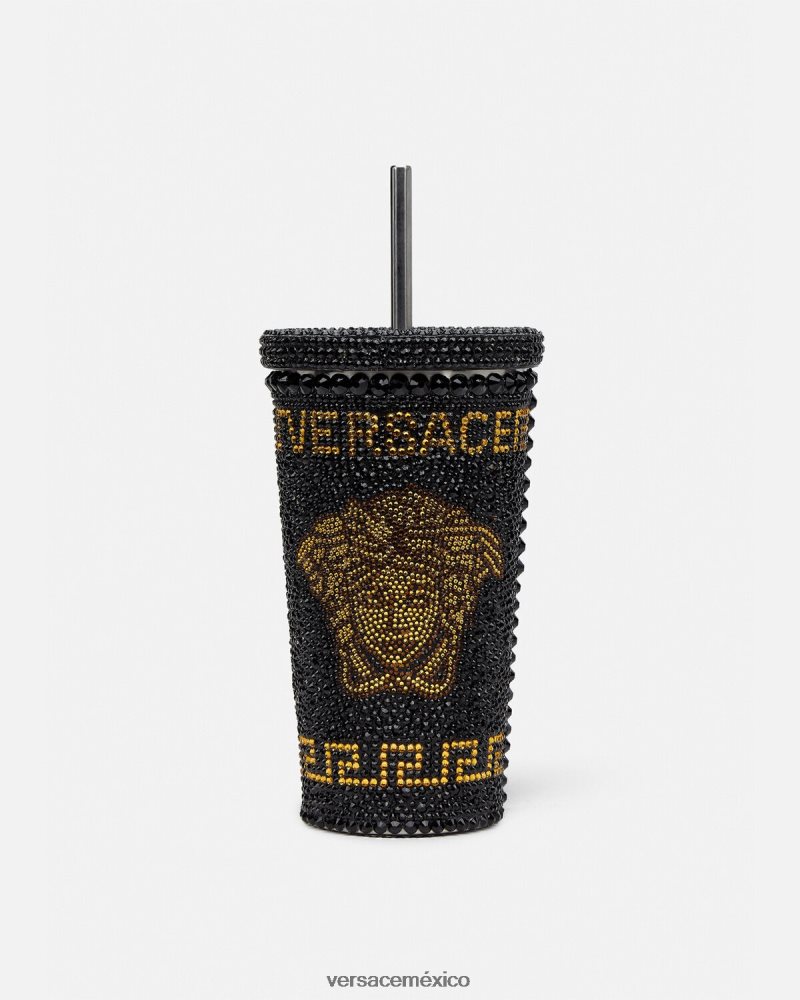 Versace taza de viaje de medusa de cristal amarillo ropa interior y ropa de playa mujer 84626J1206