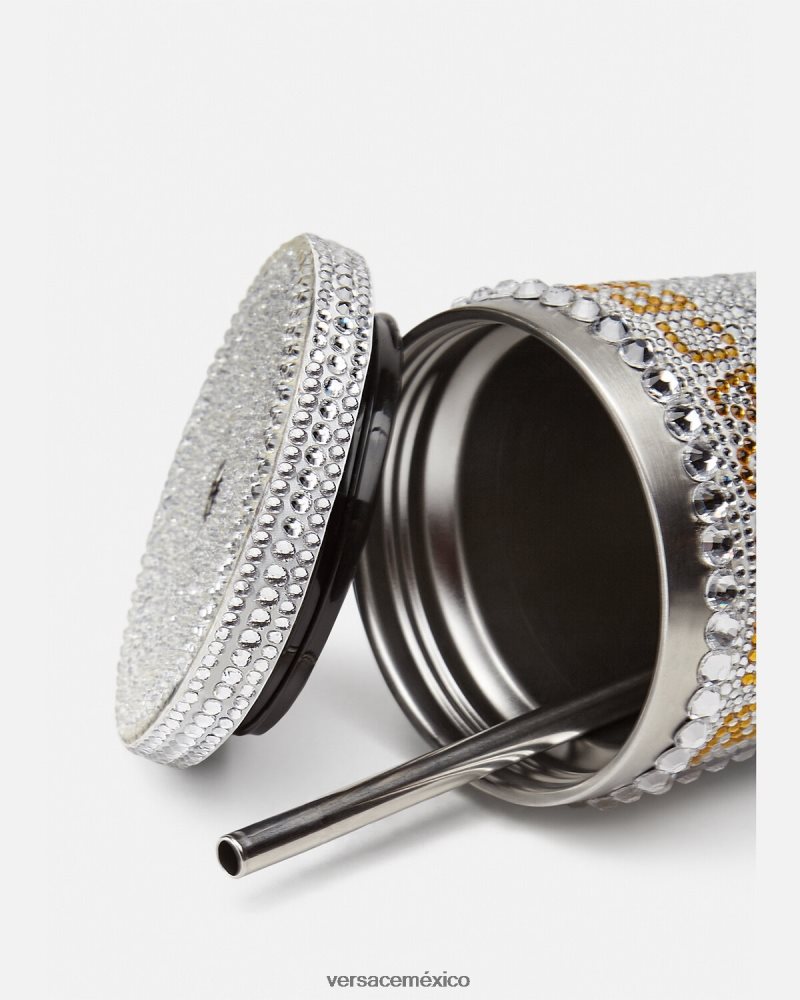 Versace taza de viaje de medusa de cristal blanco ropa interior y ropa de playa mujer 84626J1205