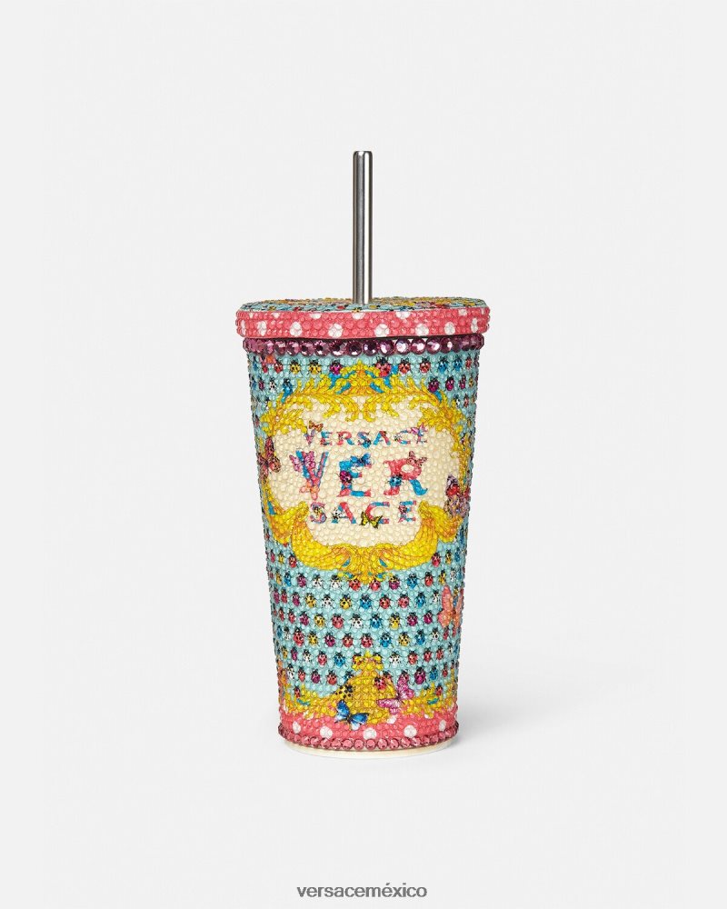 Versace taza de viaje mariposas de cristal imprimir ropa interior y ropa de playa mujer 84626J1194