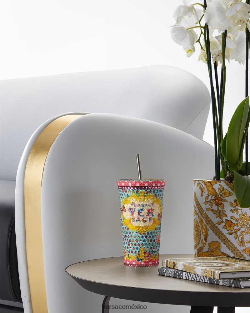 Versace taza de viaje mariposas de cristal imprimir ropa interior y ropa de playa mujer 84626J1194