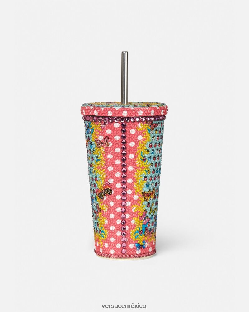 Versace taza de viaje mariposas de cristal imprimir ropa interior y ropa de playa mujer 84626J1194