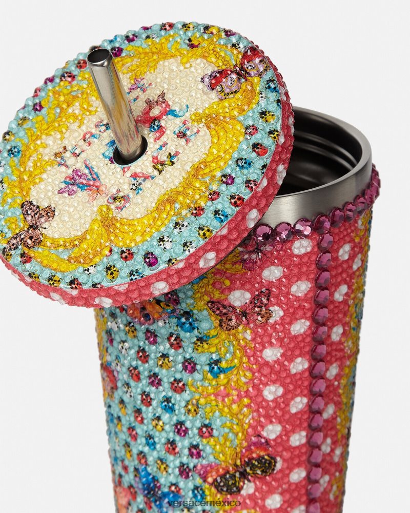 Versace taza de viaje mariposas de cristal imprimir ropa interior y ropa de playa mujer 84626J1194