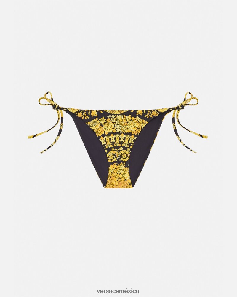 Versace braguitas de bikini barroco imprimir ropa interior y ropa de playa mujer 84626J1141