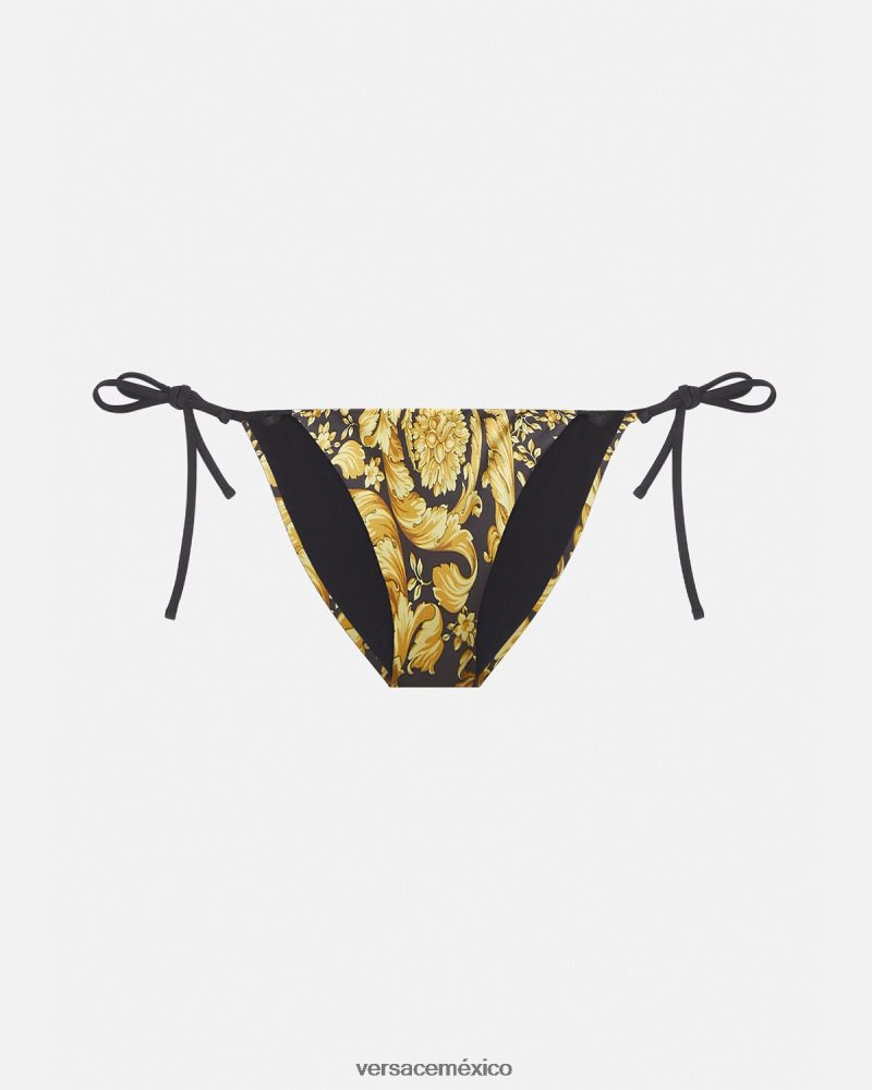 Versace braguitas de bikini barroco imprimir ropa interior y ropa de playa mujer 84626J1142