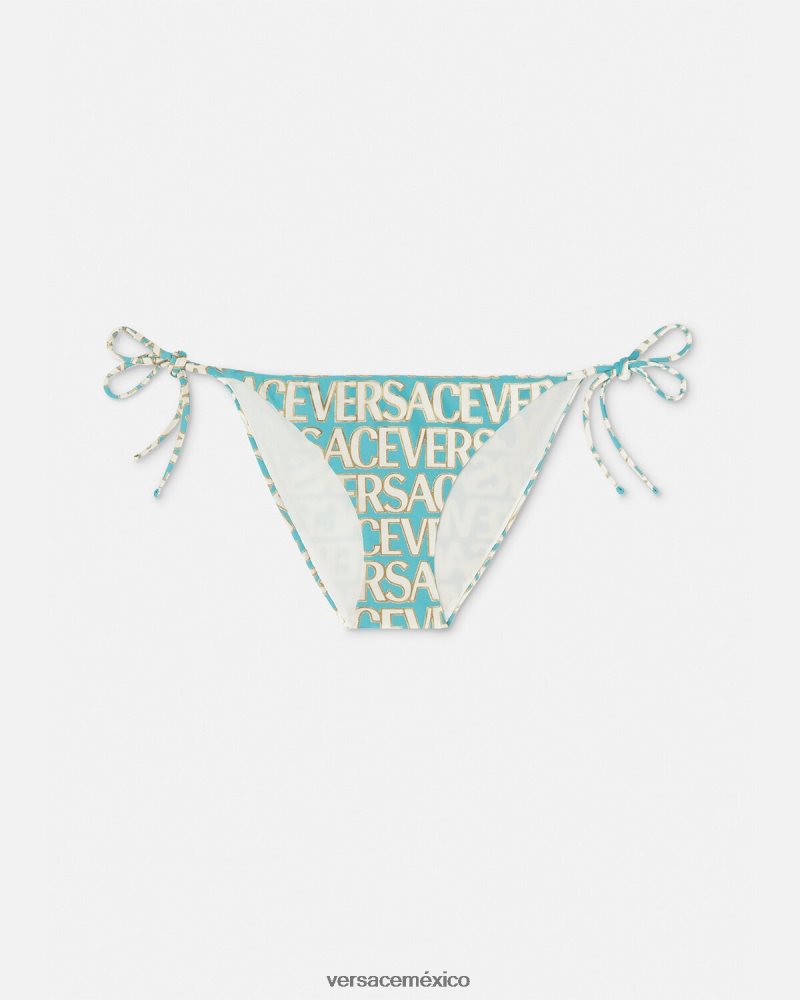 Versace braguitas de bikini por toda la prenda imprimir ropa interior y ropa de playa mujer 84626J1128