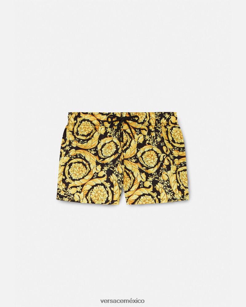 Versace shorts de baño barrocos imprimir ropa interior y ropa de playa mujer 84626J1140