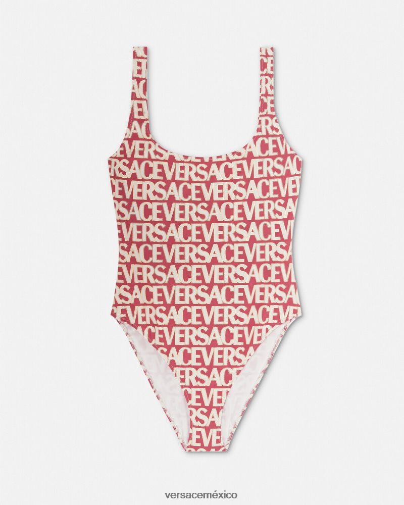Versace traje de baño de una pieza imprimir ropa interior y ropa de playa mujer 84626J1129