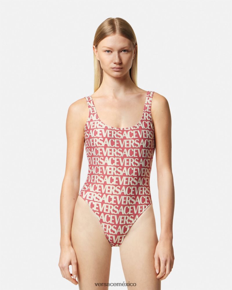 Versace traje de baño de una pieza imprimir ropa interior y ropa de playa mujer 84626J1129