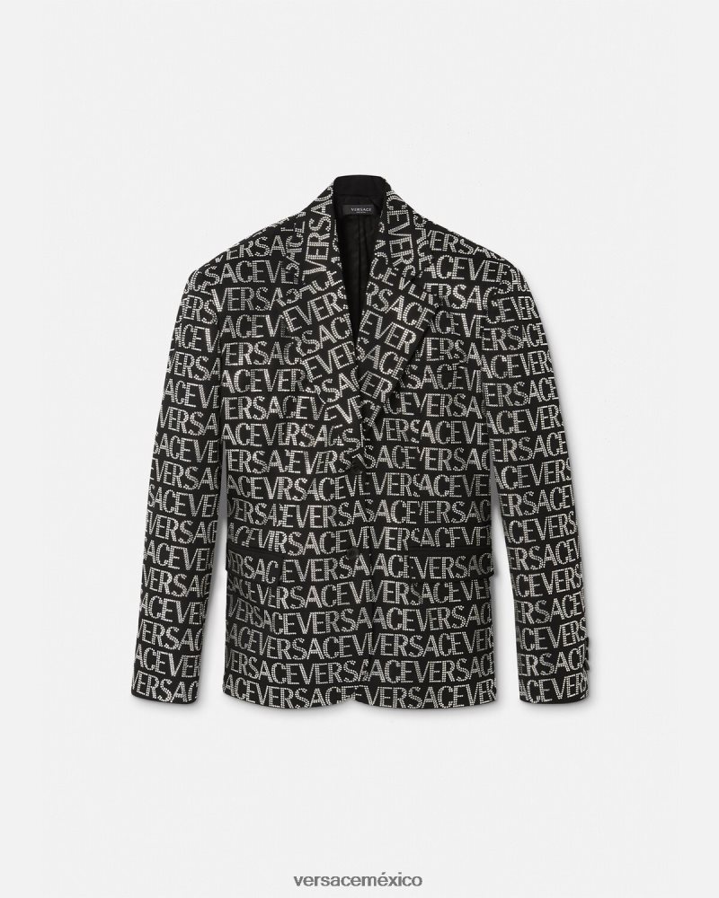 Versace blazer con cristales un color ropa mujer 84626J115