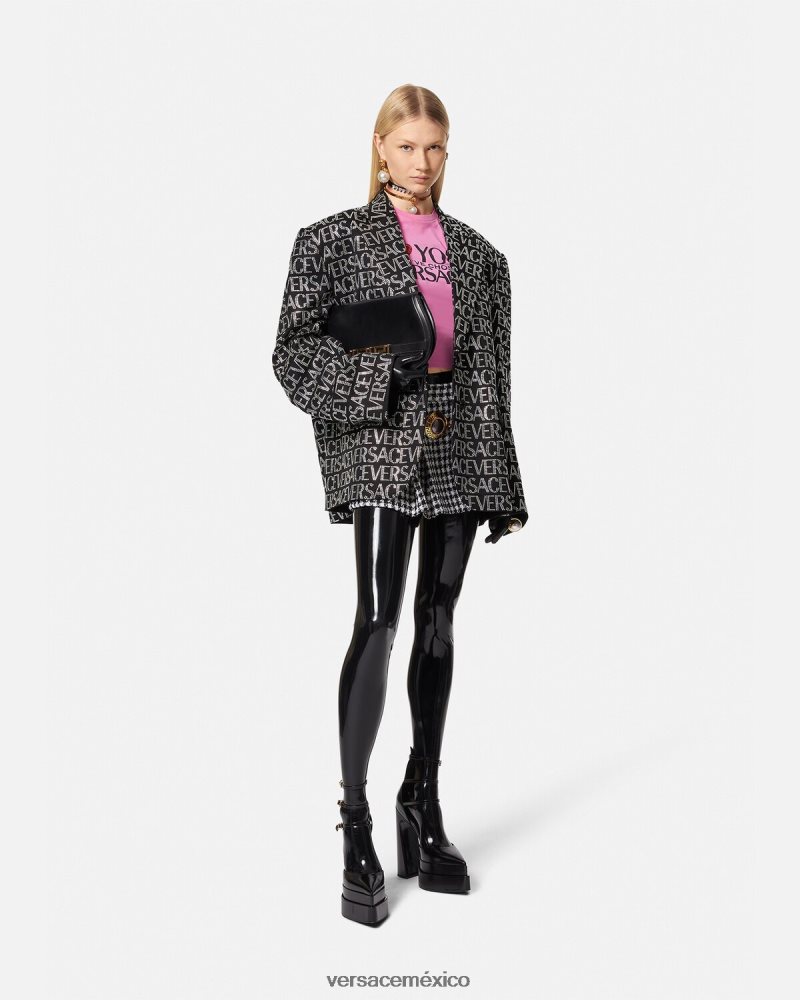Versace blazer con cristales un color ropa mujer 84626J115