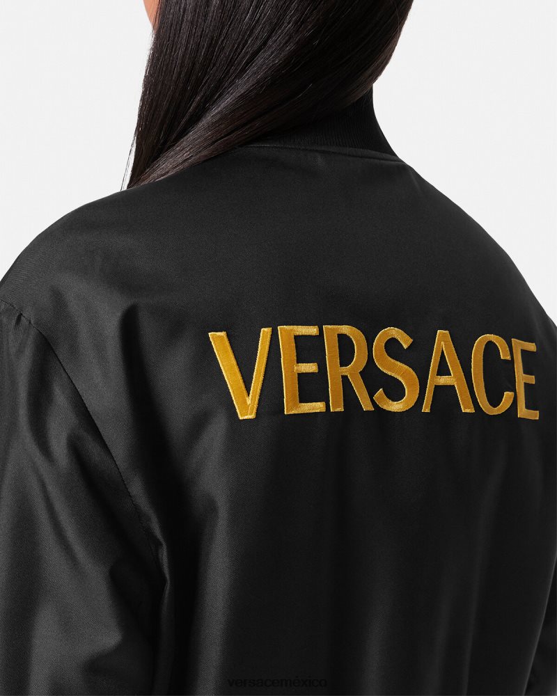 Versace chaqueta bomber reversible con diseño barroco imprimir ropa mujer 84626J88