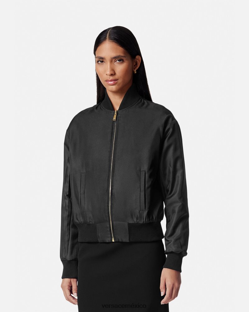 Versace chaqueta bomber reversible con diseño barroco imprimir ropa mujer 84626J88