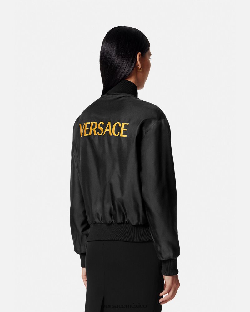 Versace chaqueta bomber reversible con diseño barroco imprimir ropa mujer 84626J88