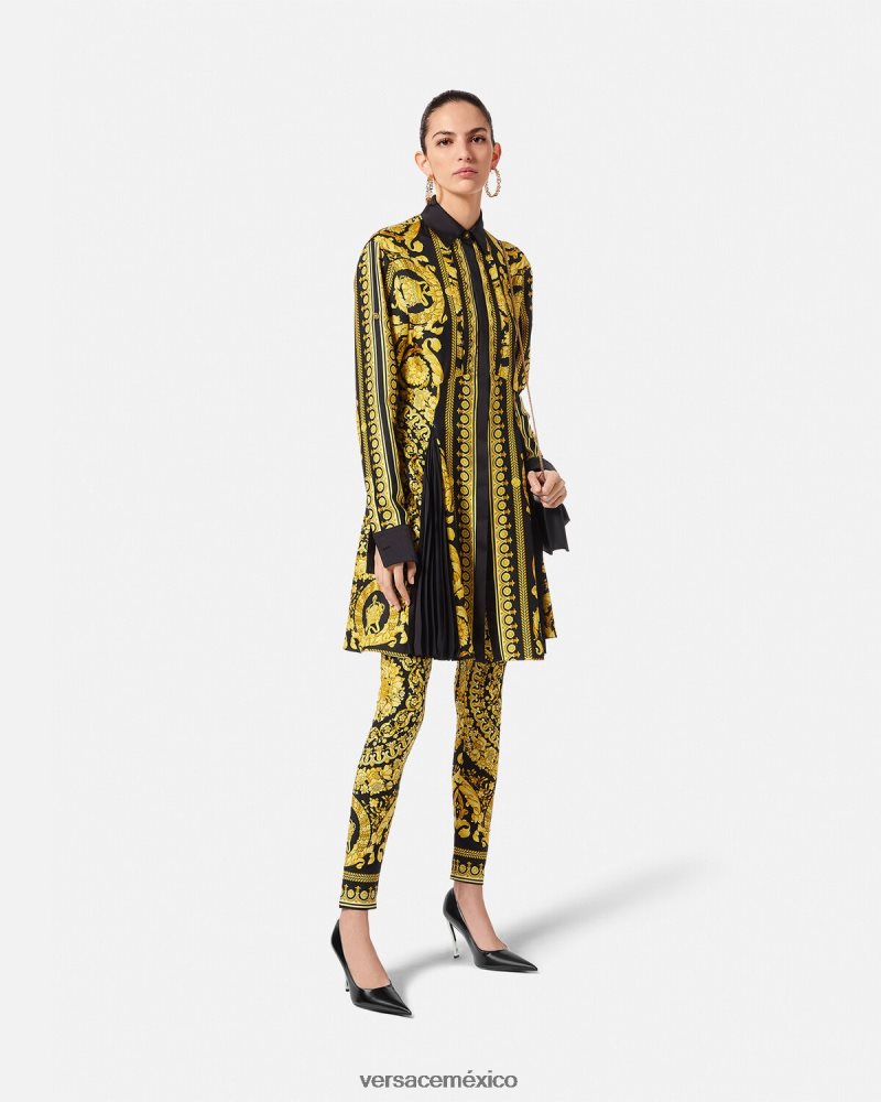 Versace leggings barrocos imprimir ropa mujer 84626J199