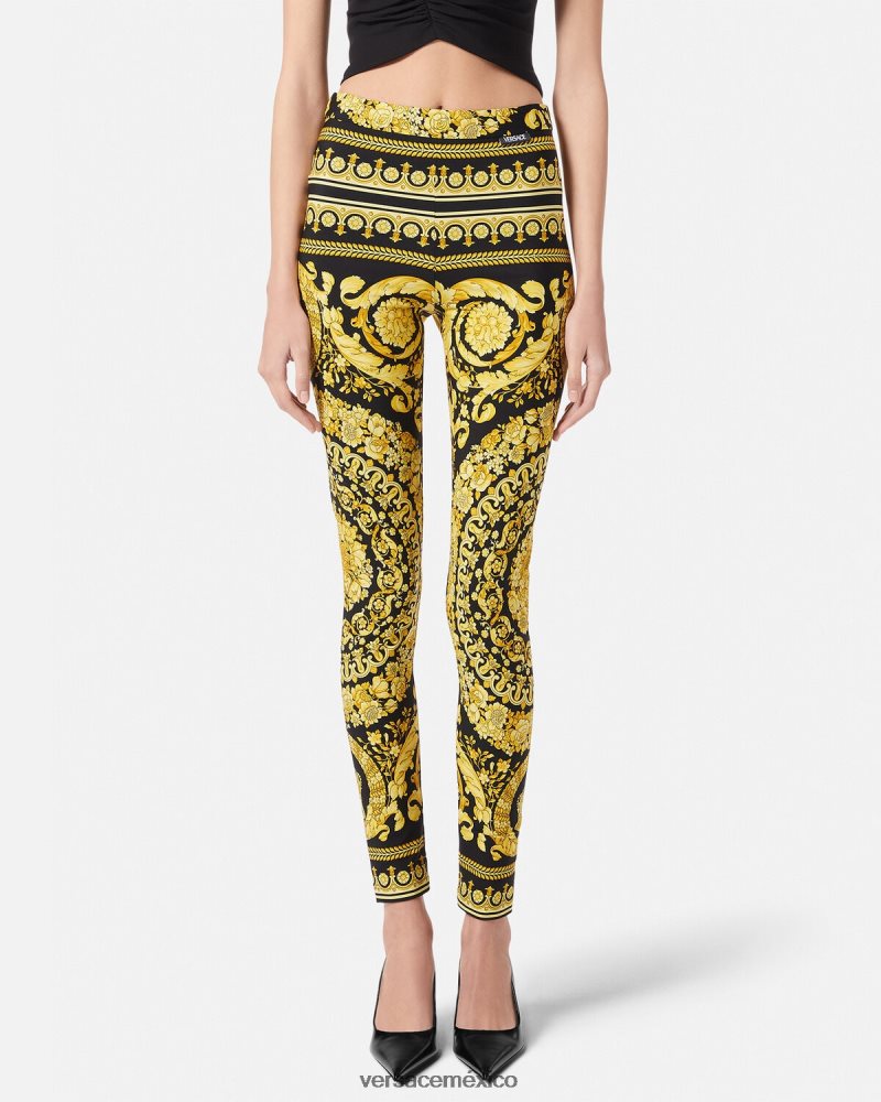 Versace leggings barrocos imprimir ropa mujer 84626J199