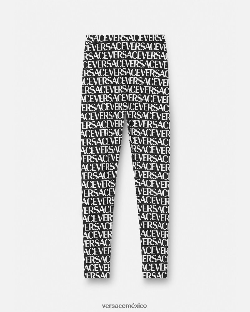 Versace leggings por toda la prenda negro y estampado ropa mujer 84626J211