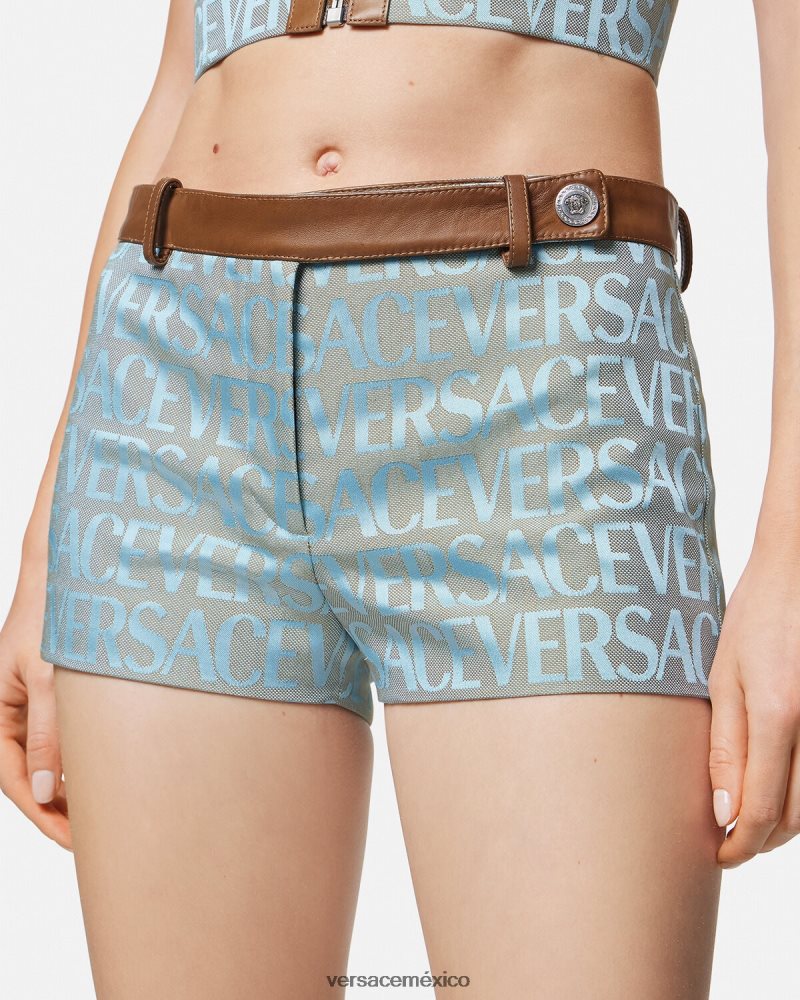 Versace pantalones cortos imprimir ropa mujer 84626J194