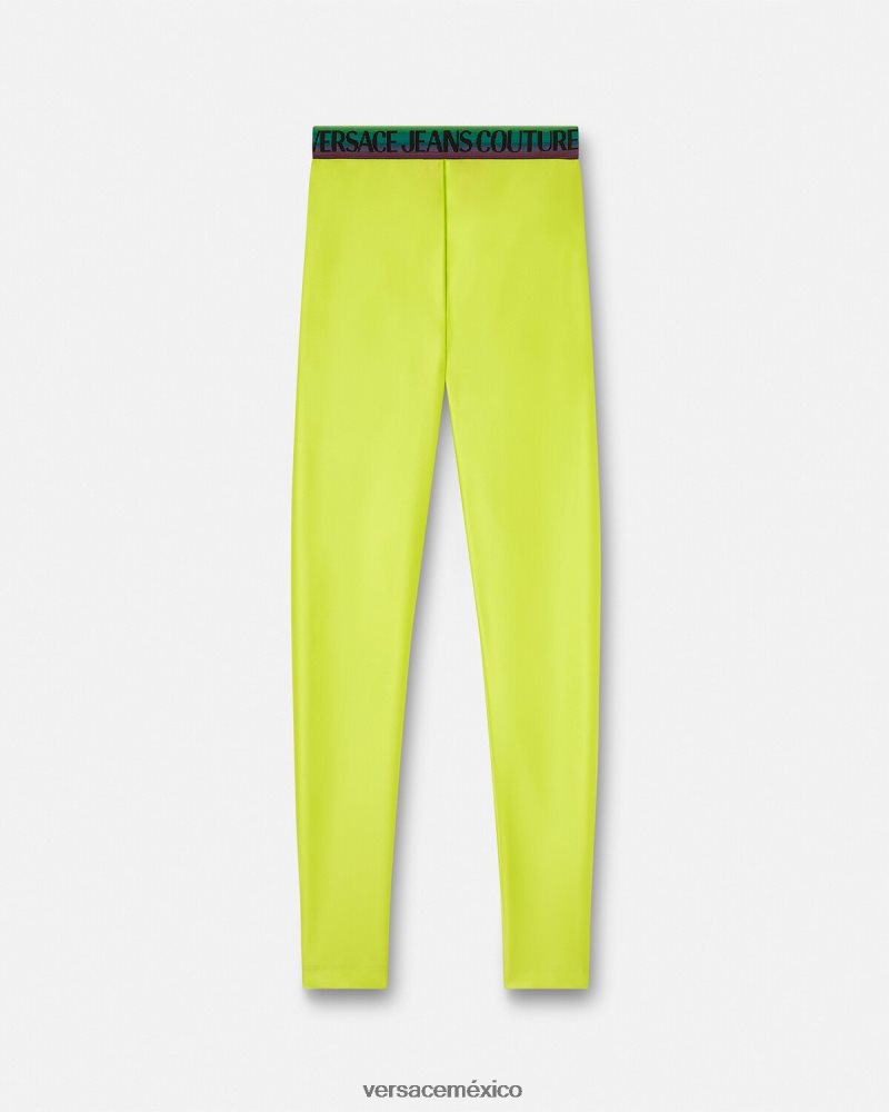 Versace leggins con logo cal ropa mujer 84626J2241