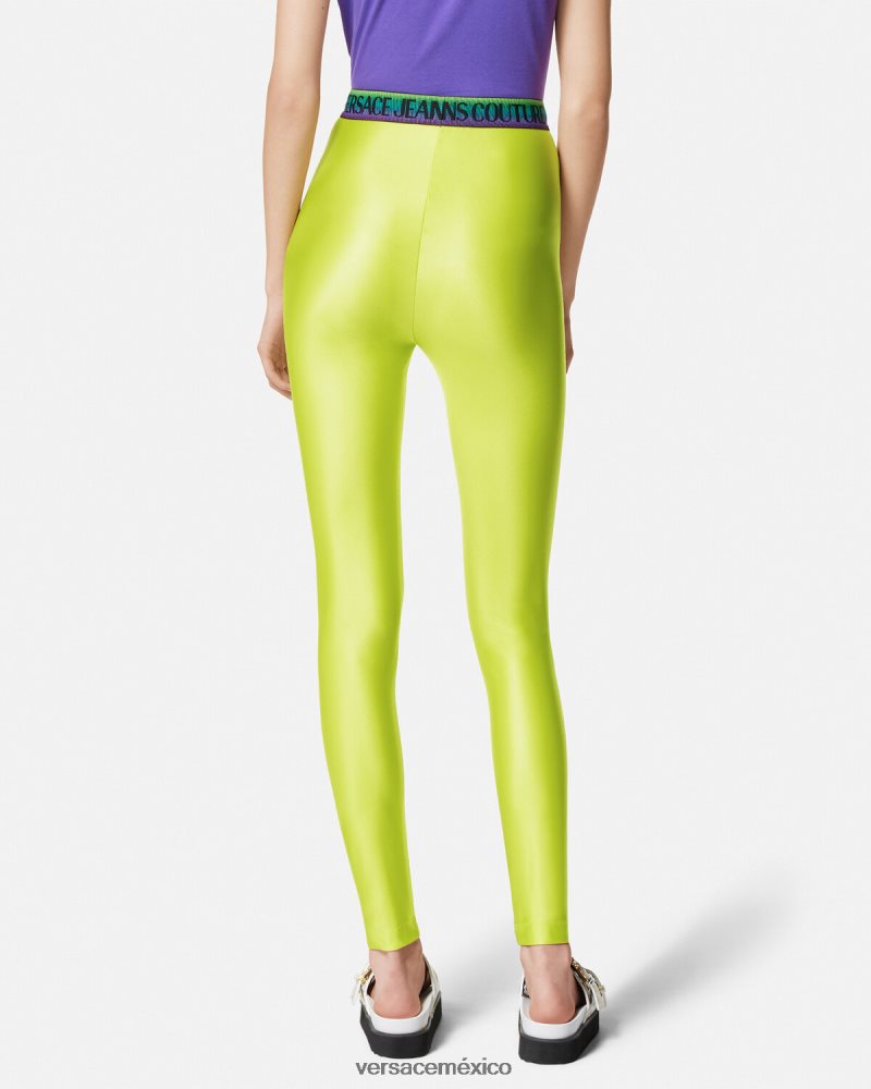 Versace leggins con logo cal ropa mujer 84626J2241