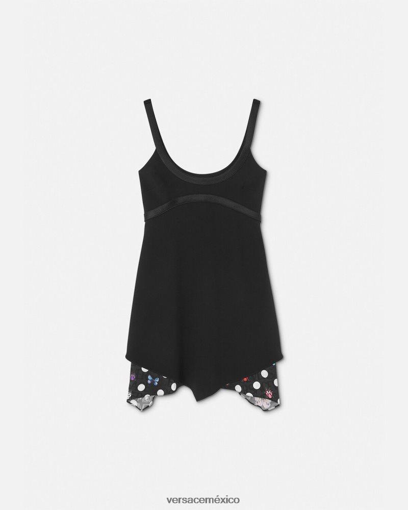 Versace mini vestido de mariposas imprimir ropa mujer 84626J2