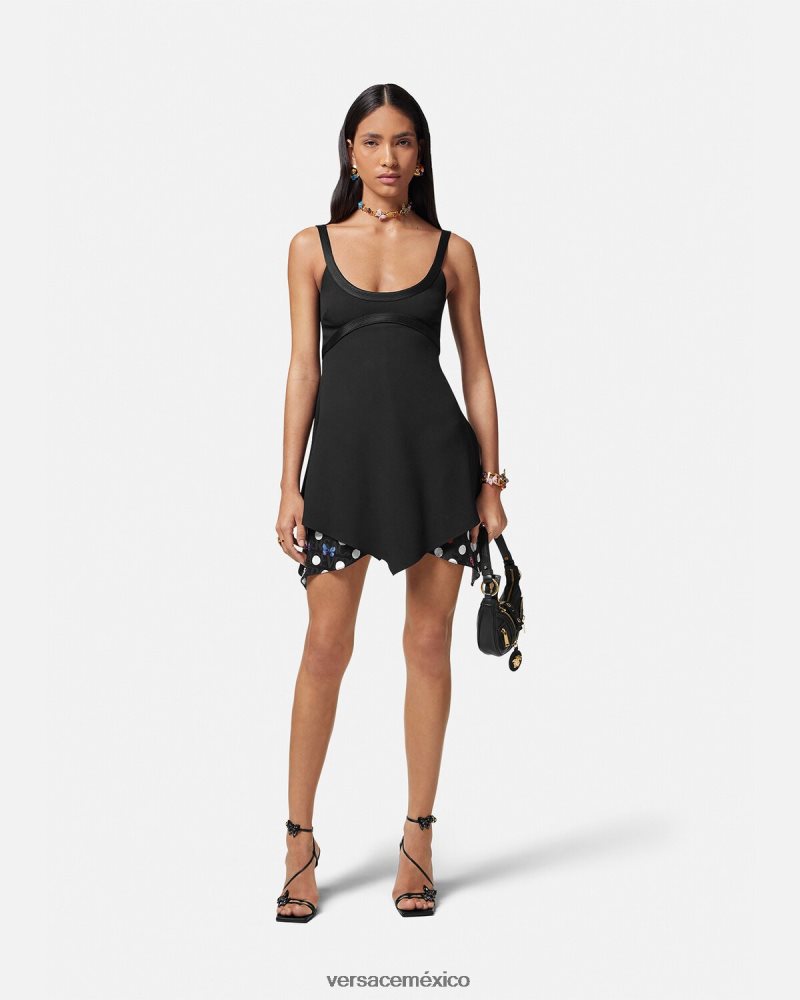 Versace mini vestido de mariposas imprimir ropa mujer 84626J2