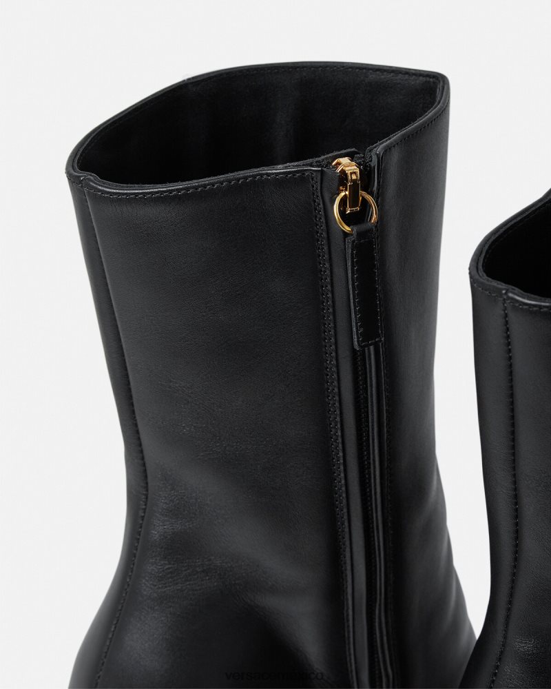 Versace botas aevitas plataforma negro zapato mujer 84626J407