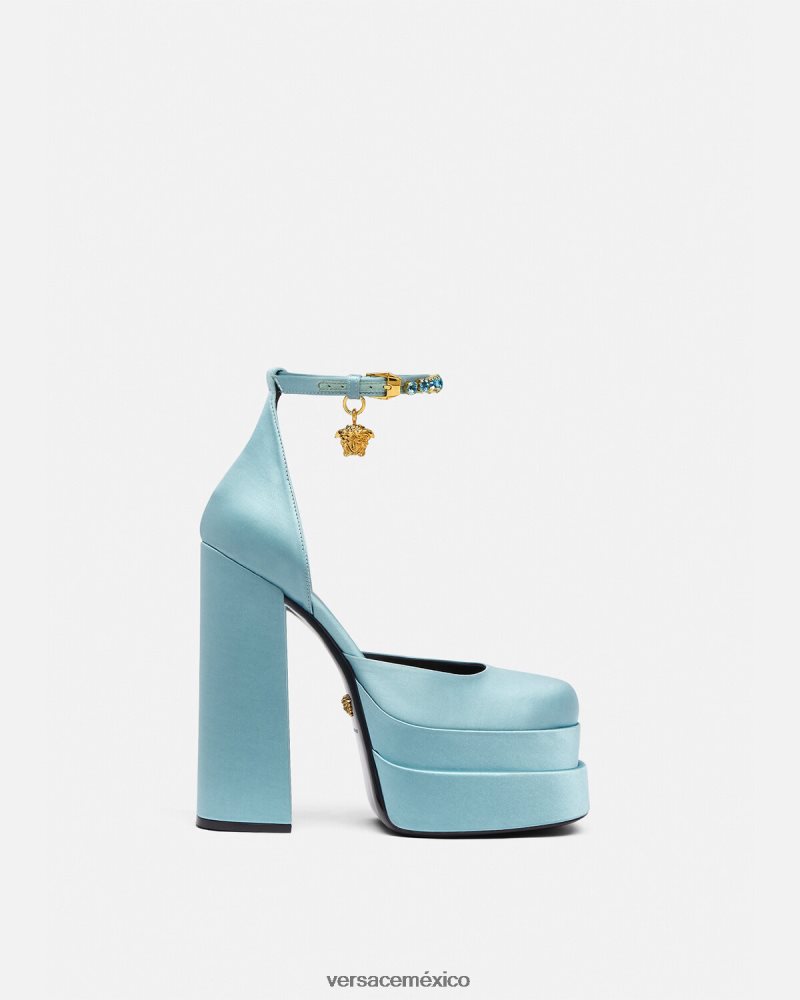 Versace zapatos de salón con plataforma medusa aevitas un color zapato mujer 84626J413