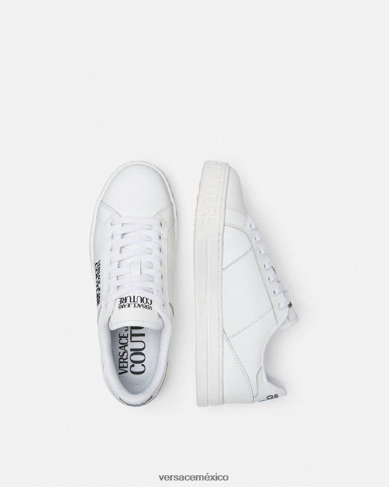 Versace tenis corte 88 blanco zapato mujer 84626J2313