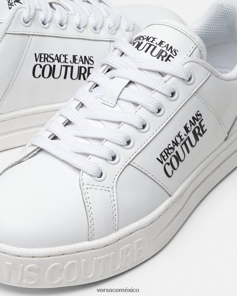 Versace tenis corte 88 blanco zapato mujer 84626J2313