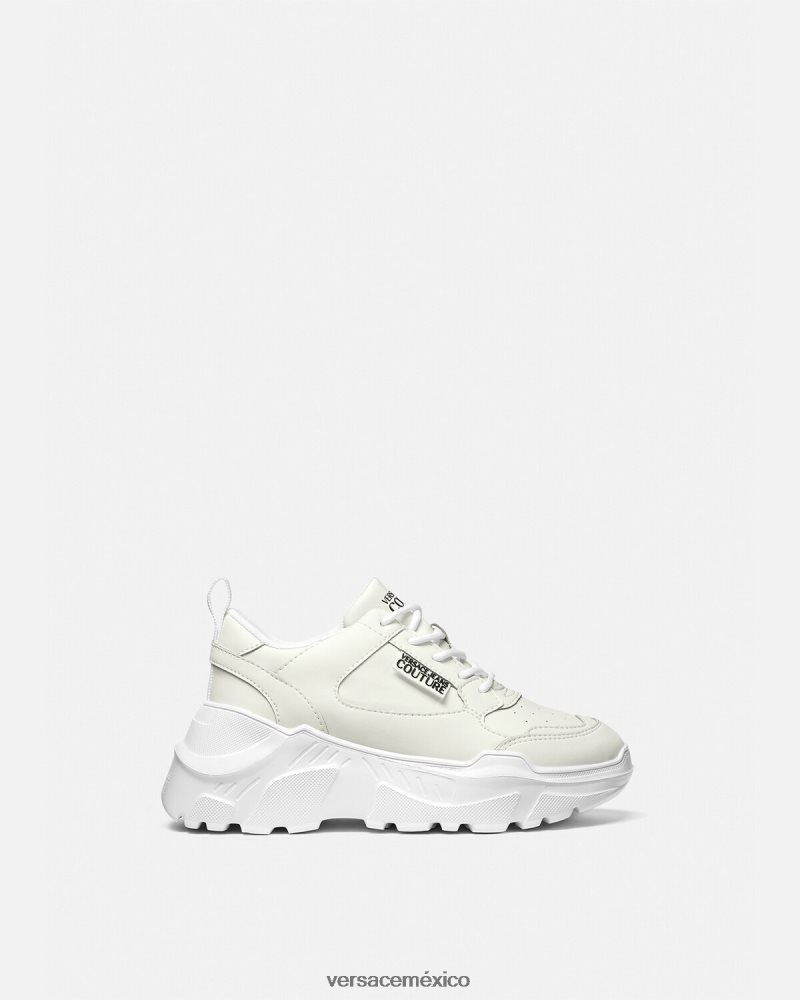 Versace zapatillas de deporte speedtrack blanco zapato mujer 84626J2263