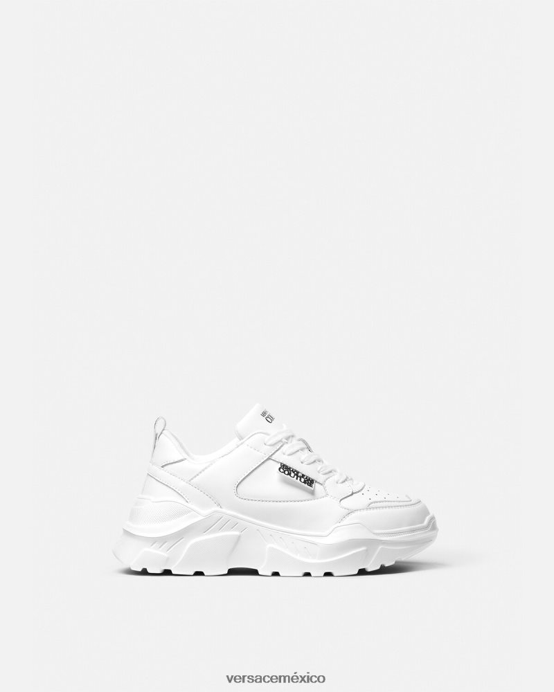 Versace zapatillas de deporte speedtrack blanco zapato mujer 84626J2274