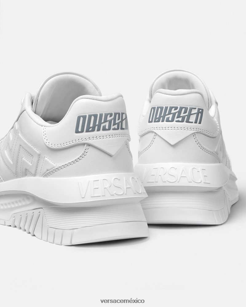 Versace zapatillas greca odissea blanco zapato mujer 84626J503