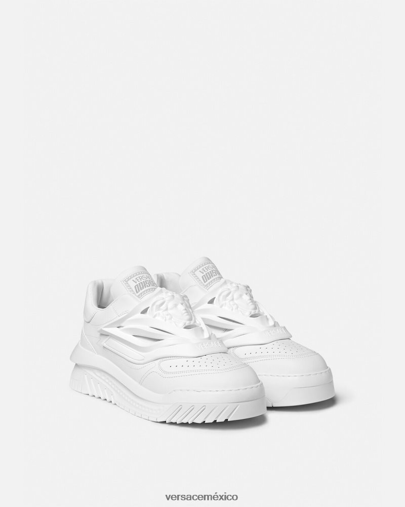 Versace zapatillas odissea blanco zapato mujer 84626J505