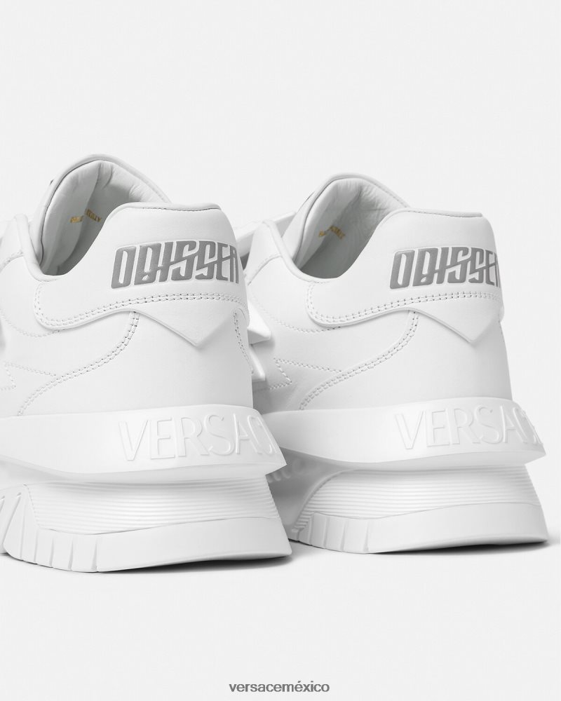 Versace zapatillas odissea blanco zapato mujer 84626J505