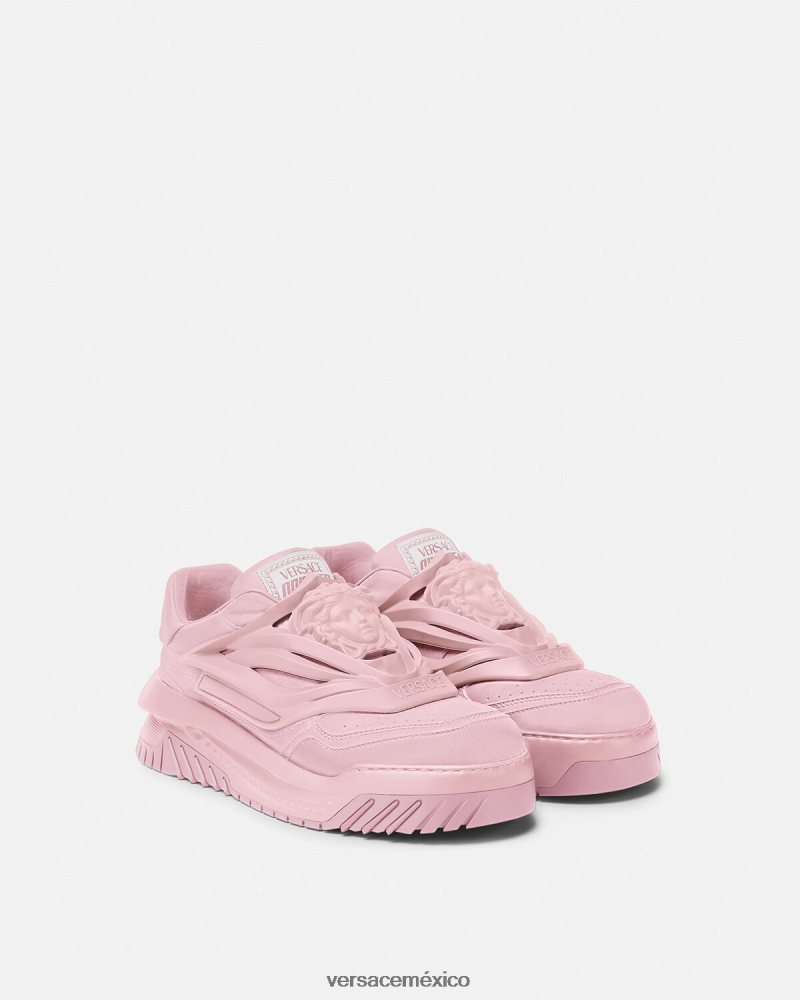 Versace zapatillas odissea rosa zapato mujer 84626J504