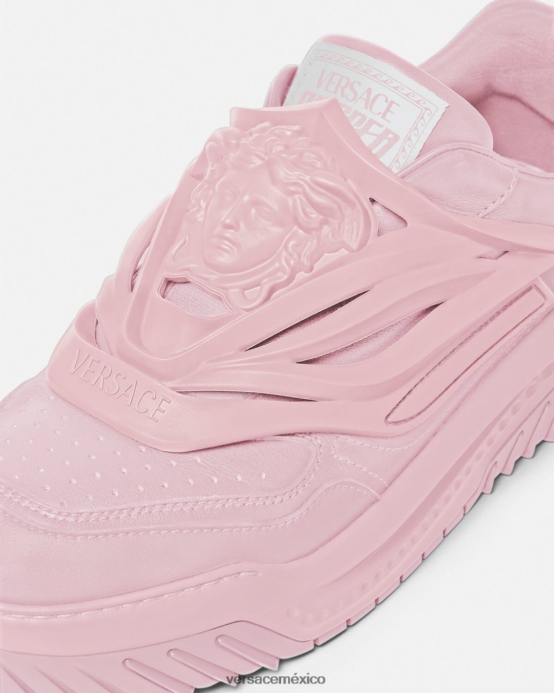 Versace zapatillas odissea rosa zapato mujer 84626J504