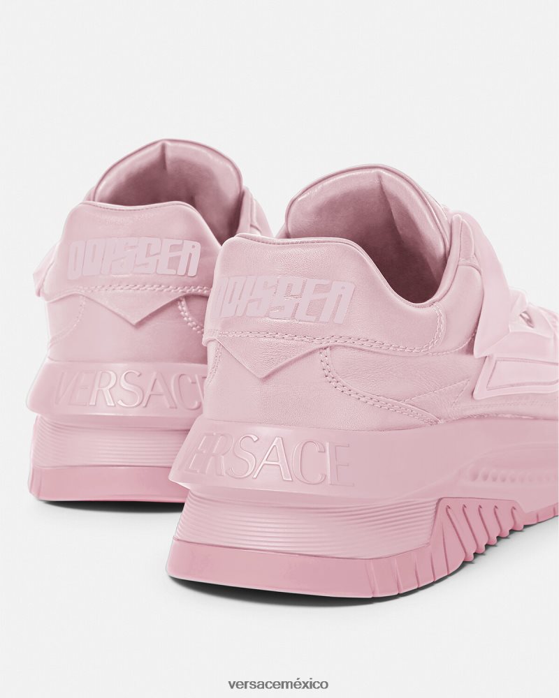 Versace zapatillas odissea rosa zapato mujer 84626J504