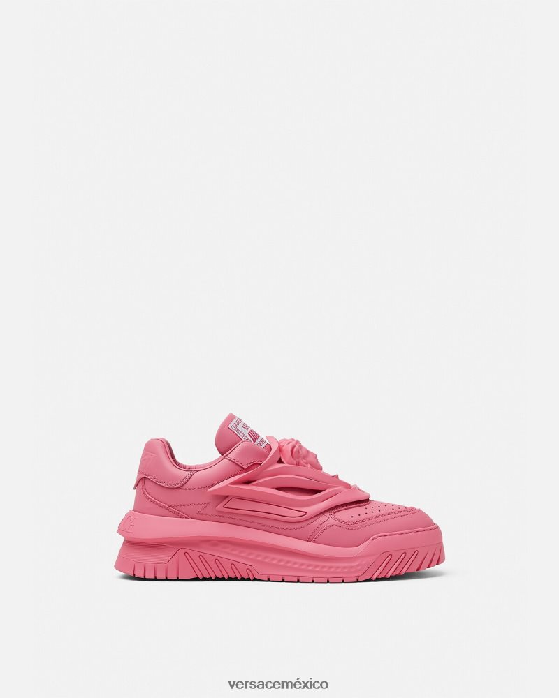 Versace zapatillas odissea rosa zapato mujer 84626J507