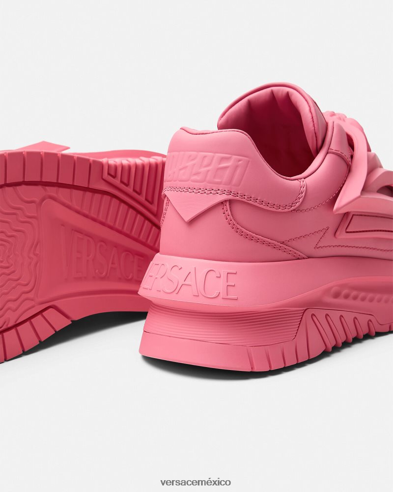 Versace zapatillas odissea rosa zapato mujer 84626J507