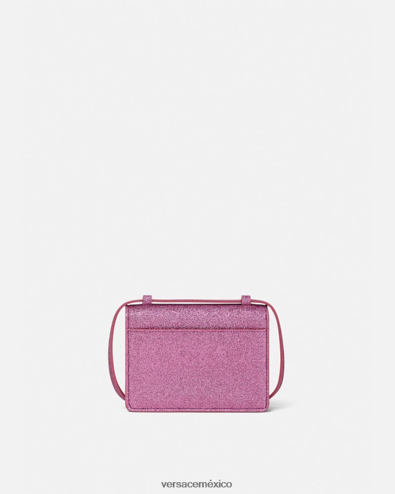 Versace bandolera con corazón y medusa rosa bolsas niños 84626J2071