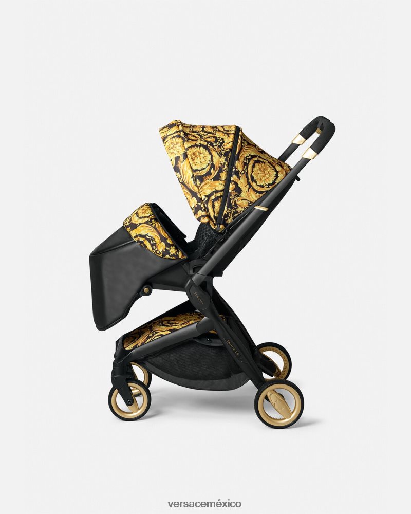 Versace cubrepiés para cochecito de bebé barroco imprimir accesorios niños 84626J1836