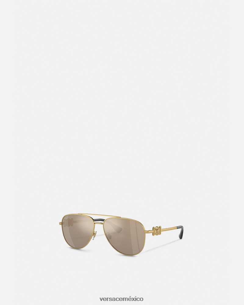 Versace gafas de sol de aviador medusa onul accesorios niños 84626J2139