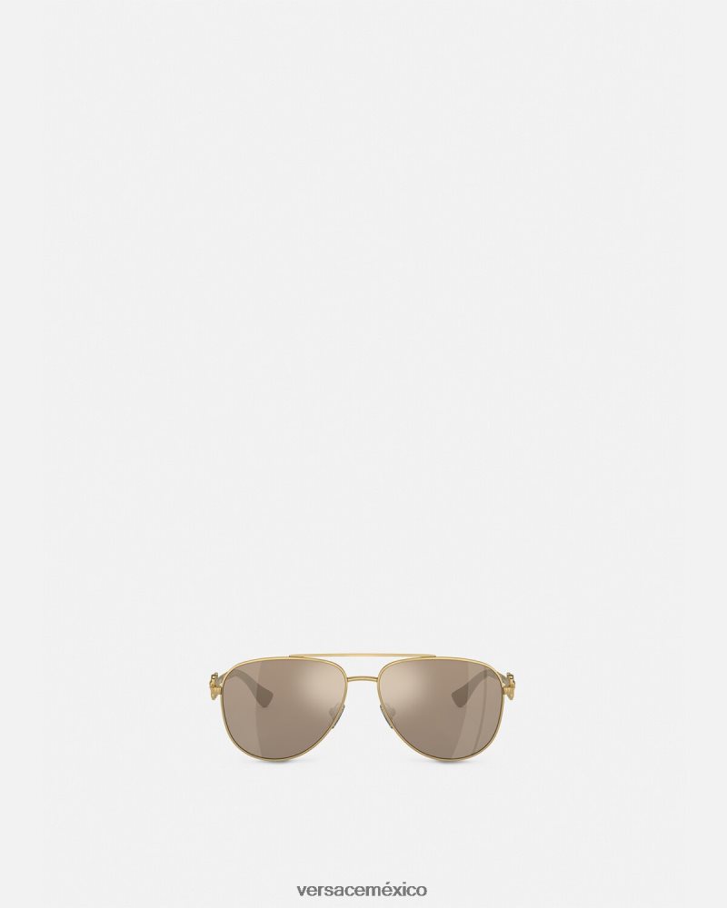 Versace gafas de sol de aviador medusa onul accesorios niños 84626J2139