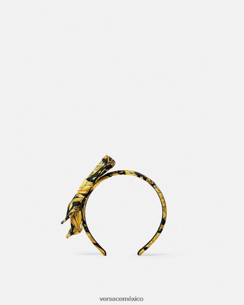 Versace diadema con lazo barroco imprimir accesorios niños 84626J2066