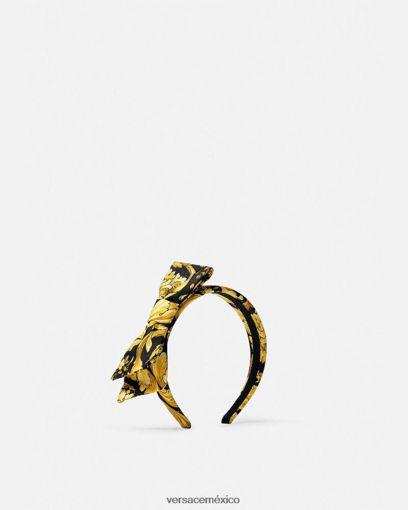 Versace diadema con lazo barroco imprimir accesorios niños 84626J2066
